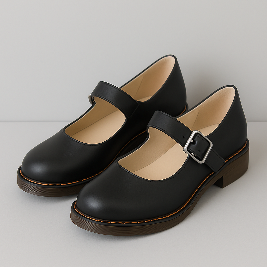 Anne | Orthopaedic Leather Mary Janes