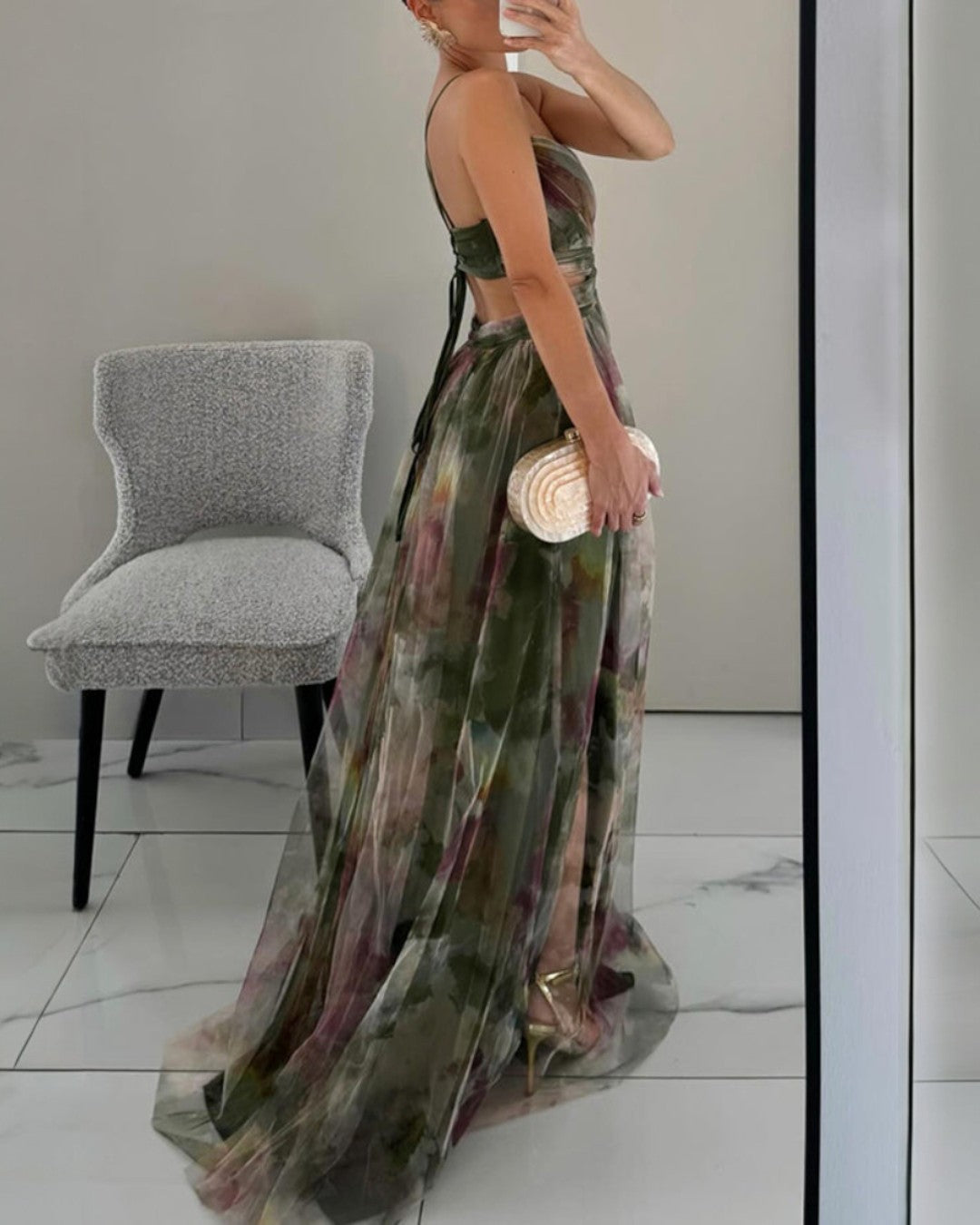 Elegant Silk Marbella Dress – Maison Claire et Sylvie
