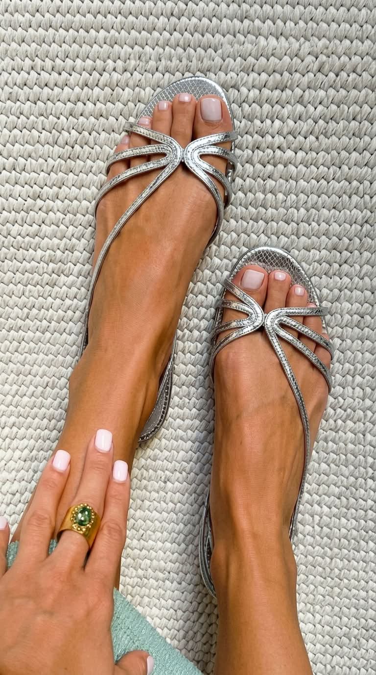 Ginevra | Comfortable Golden Comfort Sandals with Ergonomic Footbed