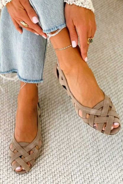Caterina | Braided Summer Shoes – Viva Sandals