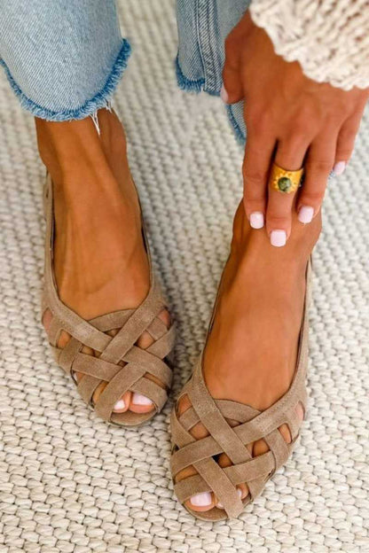 Caterina | Braided Summer Shoes – Viva Sandals