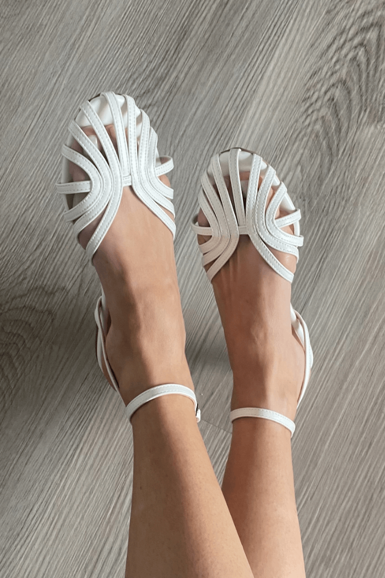 Vittoria | Golden Decorative Sandals
