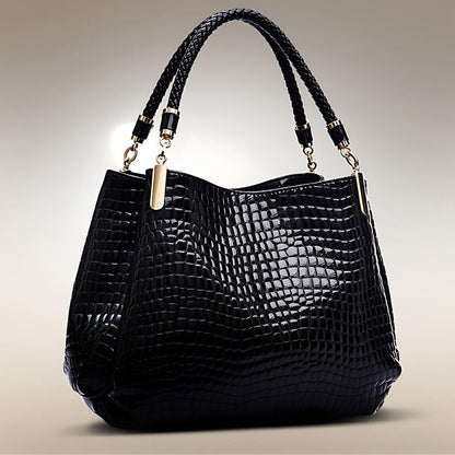Besace - Elegant Croc Handbag