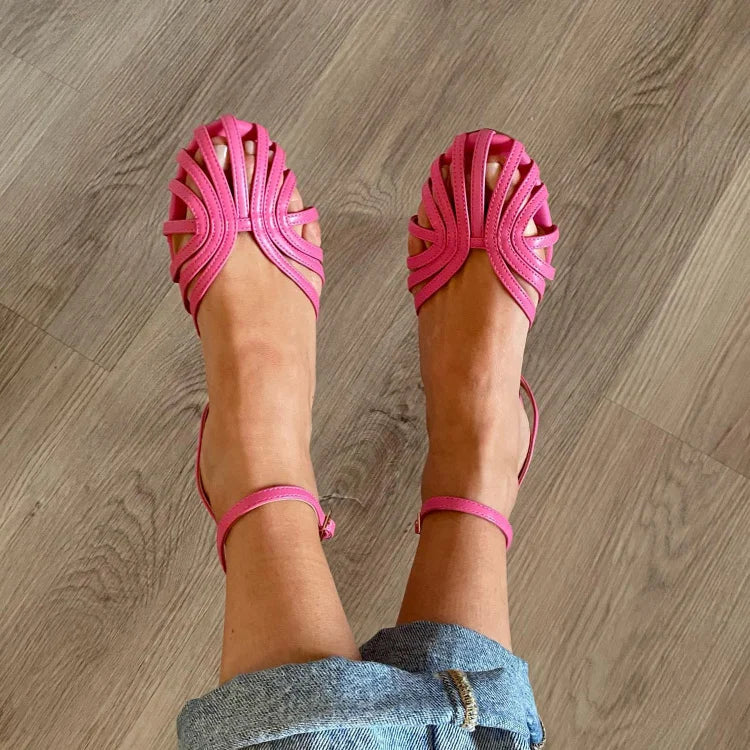 Vittoria | Golden Decorative Sandals