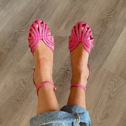 Vittoria | Golden Decorative Sandals