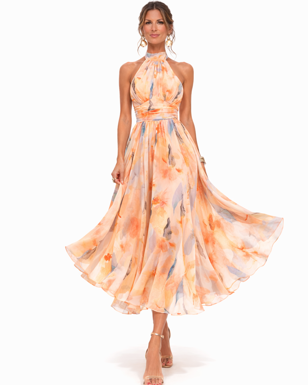Halter Dress Aurora | Timeless Elegance in Luxurious Satin