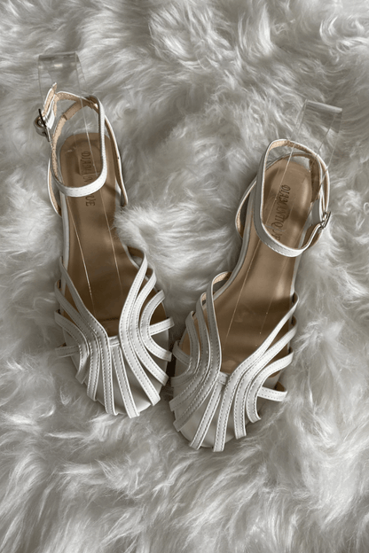 Vittoria | Golden Decorative Sandals