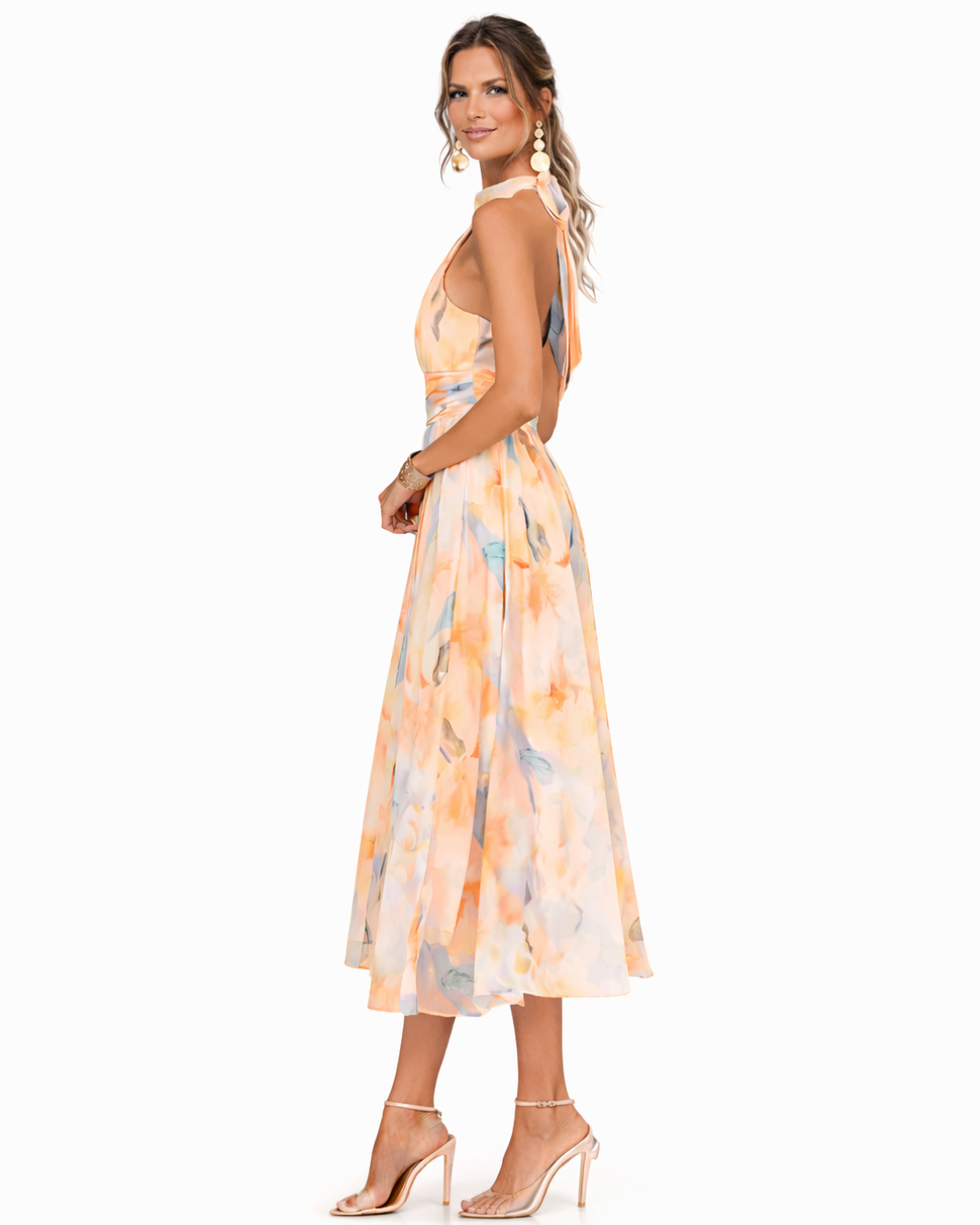 Halter Dress Aurora | Timeless Elegance in Luxurious Satin
