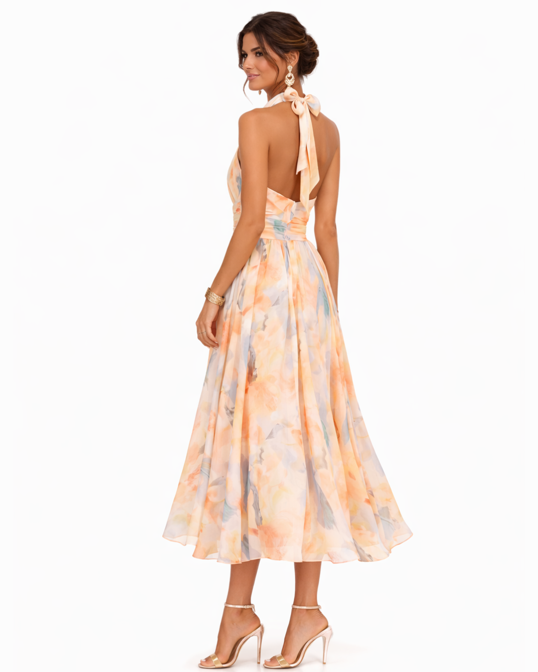 Halter Dress Aurora | Timeless Elegance in Luxurious Satin