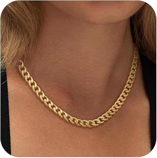 Chunky Collar with Cuban Links