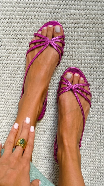 Ginevra | Comfortable Golden Comfort Sandals with Ergonomic Footbed