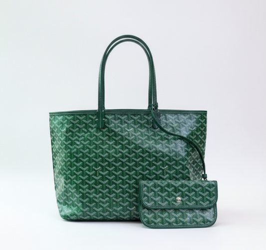 Goyerie - Luxe Tote Bag Medium Green