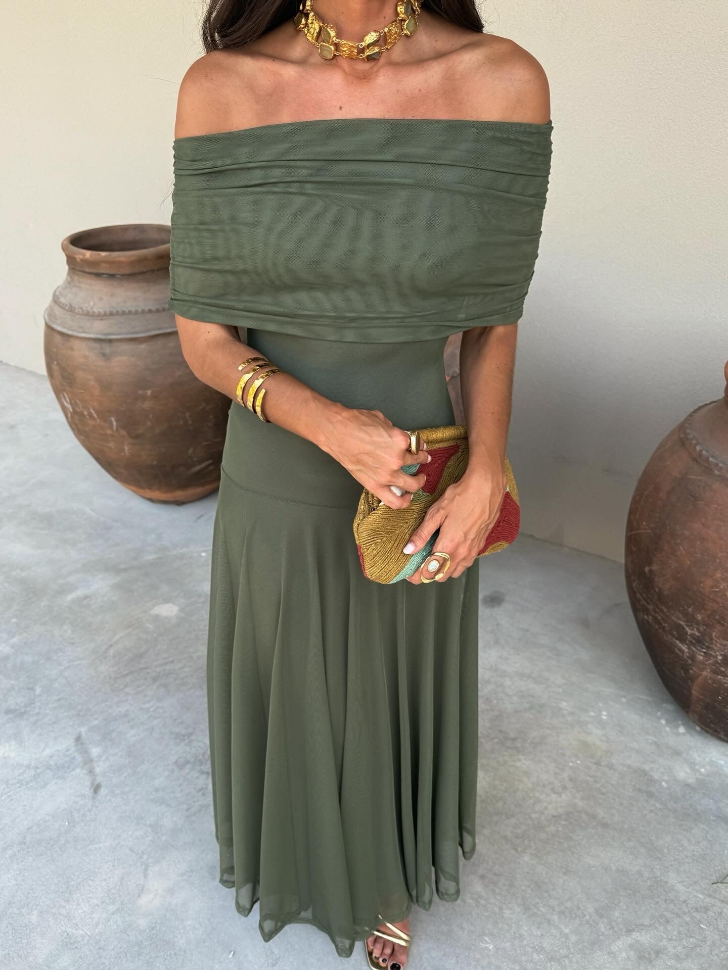 Elegant Silk Tulle Simba Dress - Maison Claire et Sylvie