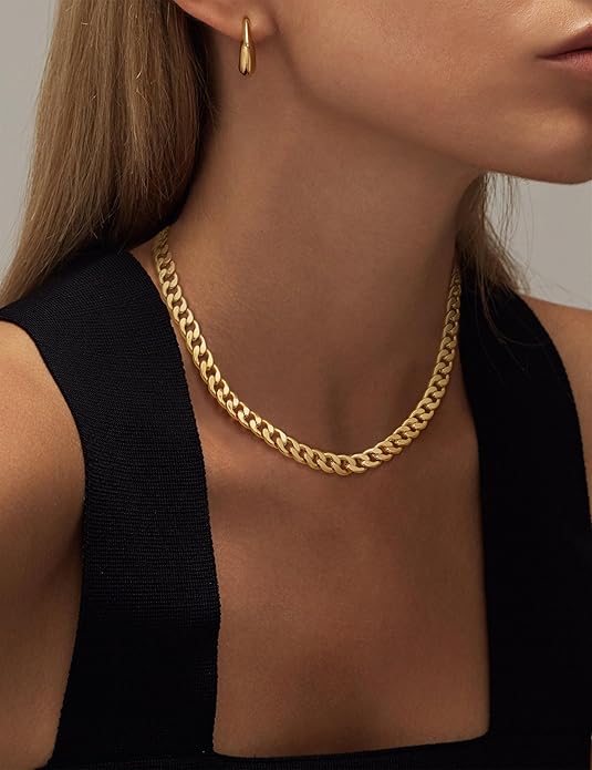 Chunky Collar with Cuban Links