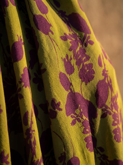 Elegant Silk Fabric Dress - Maison Claire et Sylvie Collection