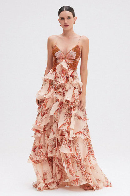 Elegant Silk Ibiza Dress – Maison Claire et Sylvie
