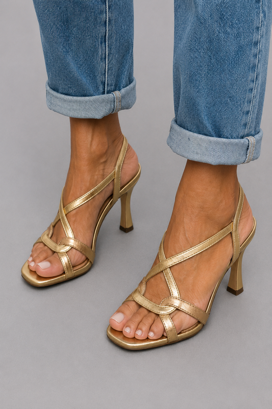 Elisabetta | Golden Summer Sandals for a Touch of Magic