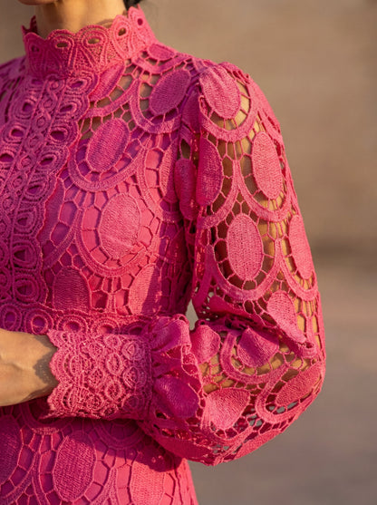 Elegant Carmona Silk Dress – Maison Claire et Sylvie