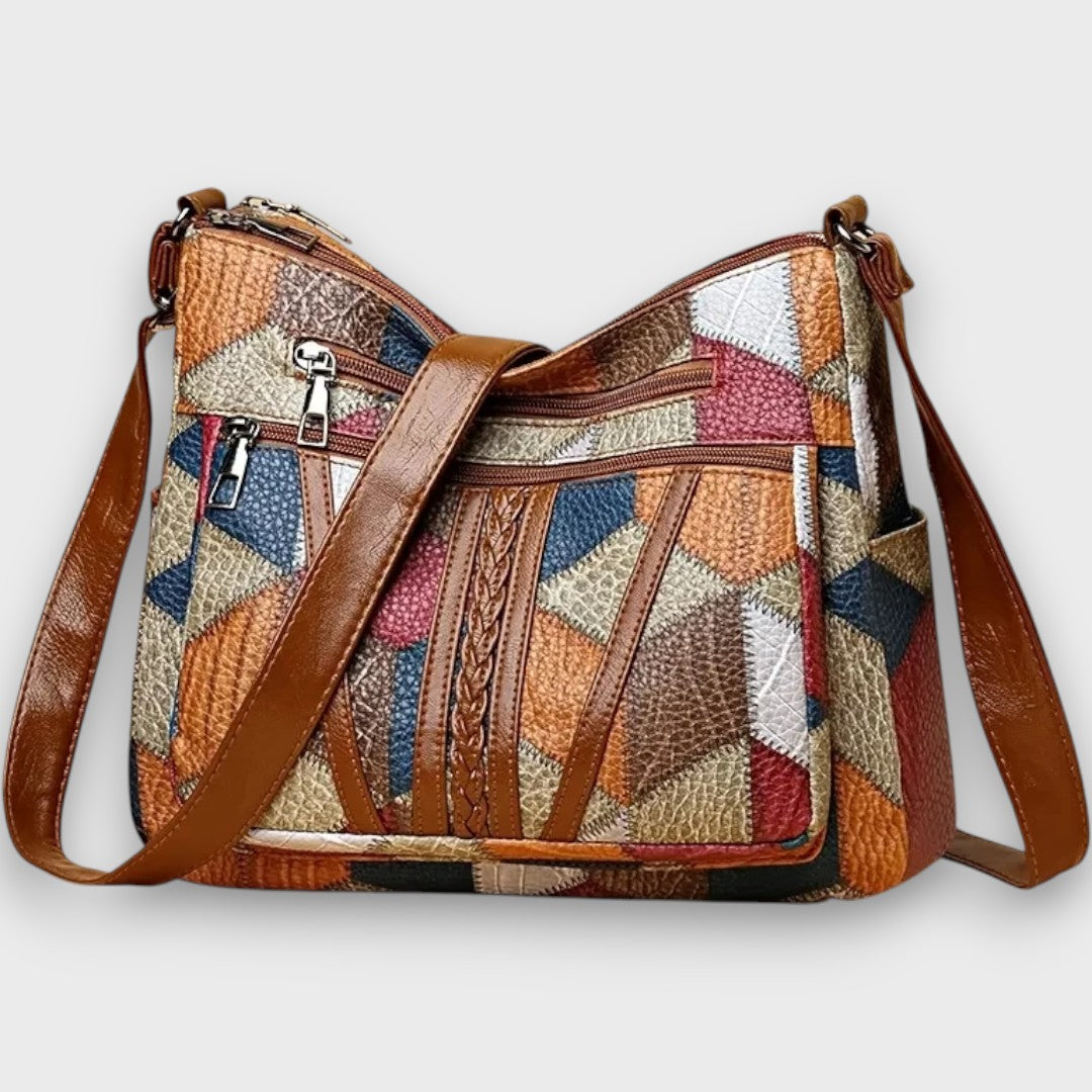 Miresta – Patchwork Leather Shoulder Bag