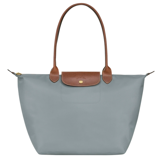 Longchamp - Le Pliage Tote Large, Steel