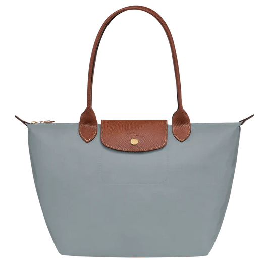 Longchamp - Le Pliage Tote Medium, Steel