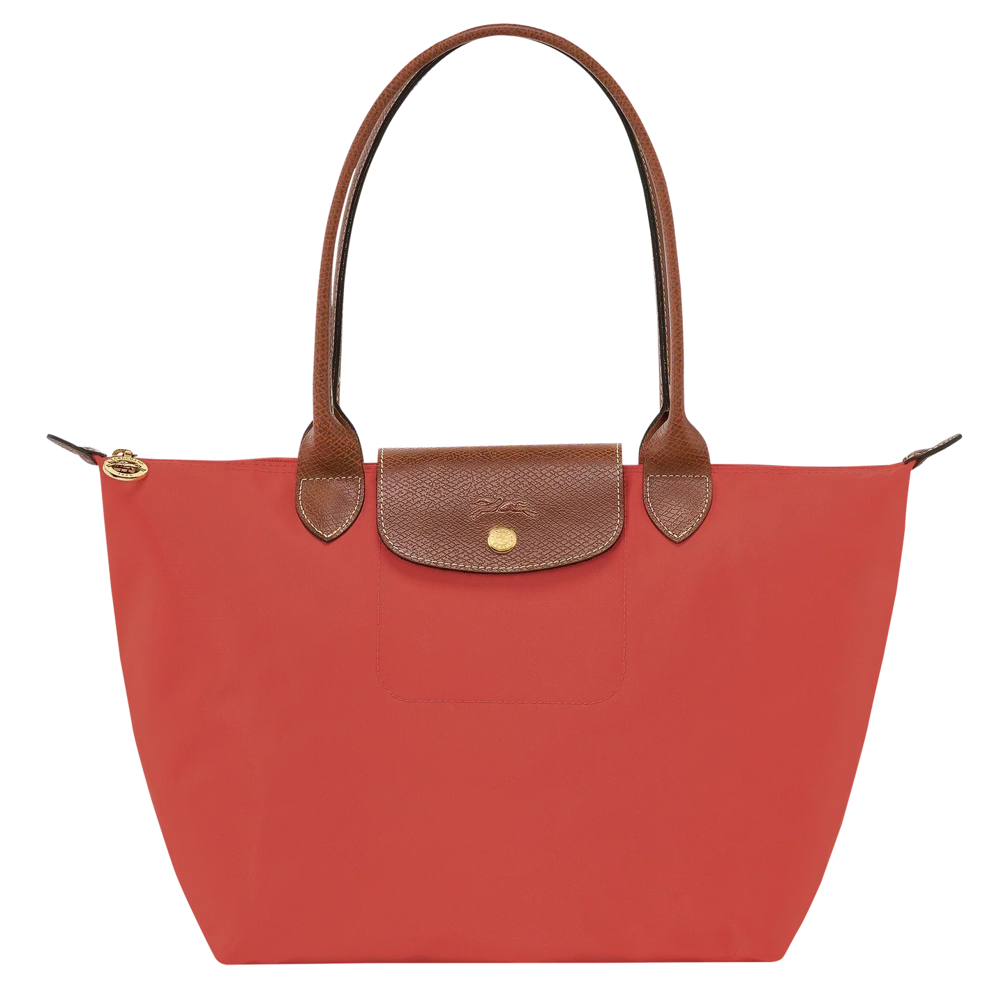Longchamp - Le Pliage Tote Medium, Tomato