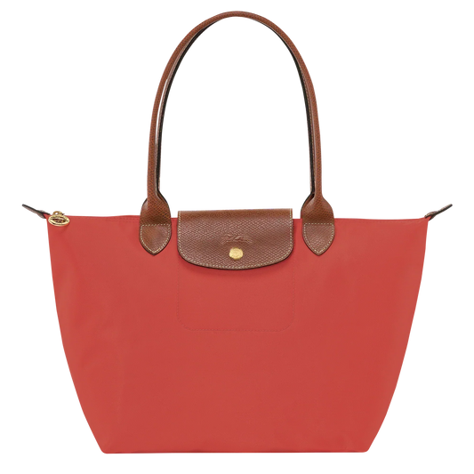 Longchamp - Le Pliage Tote Medium, Tomato