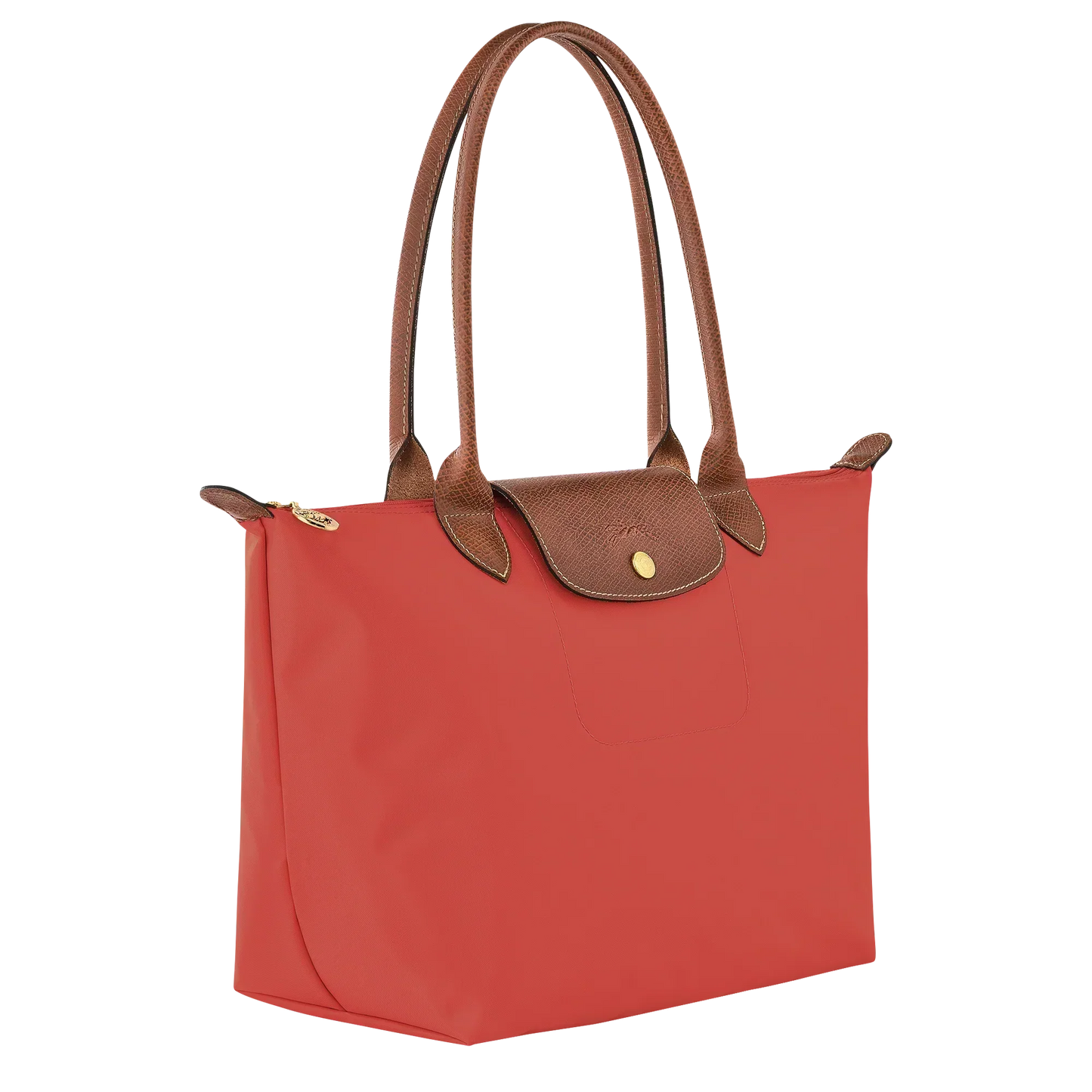 Longchamp - Le Pliage Tote Medium, Tomato