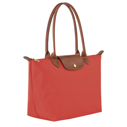 Longchamp - Le Pliage Tote Medium, Tomato