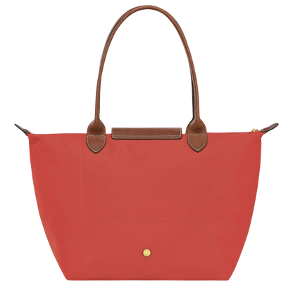 Longchamp - Le Pliage Tote Medium, Tomato