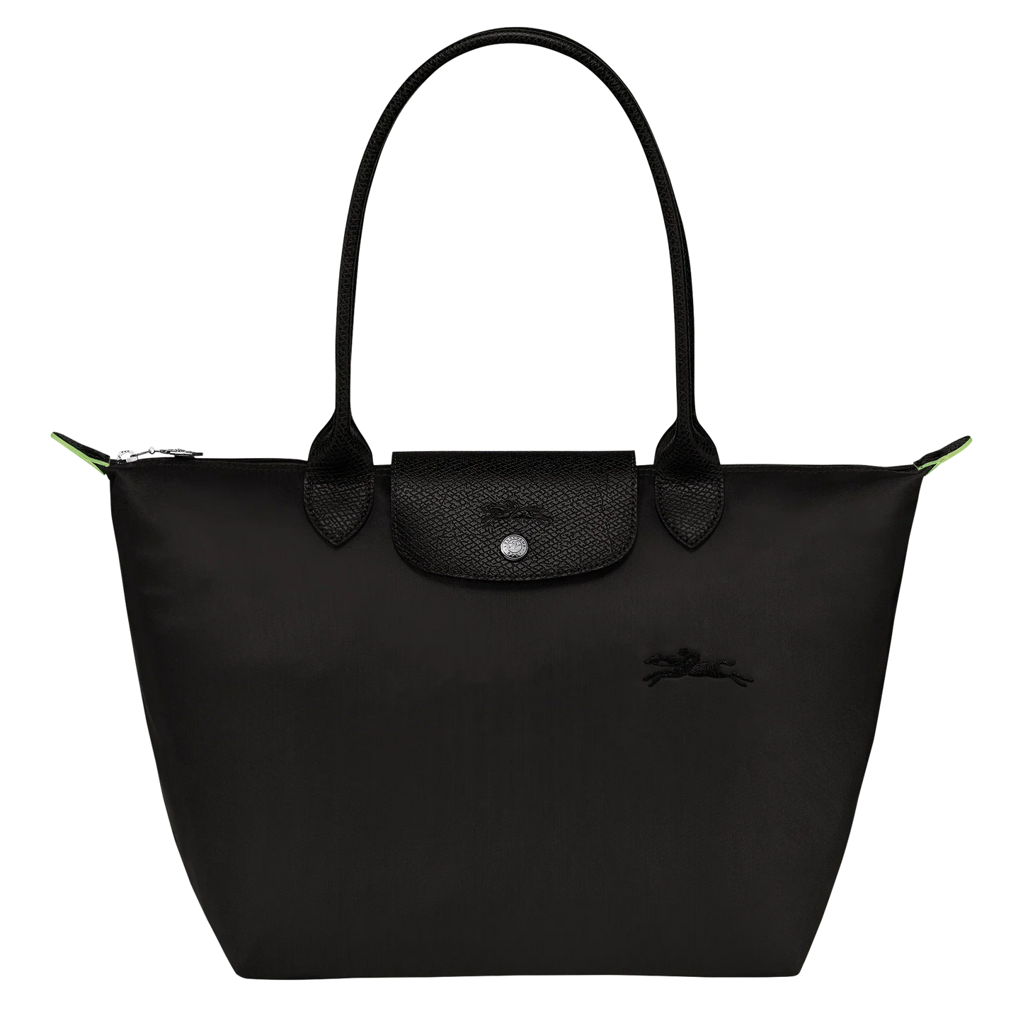 Longchamp - Le Pliage Tote Medium, Leather Black