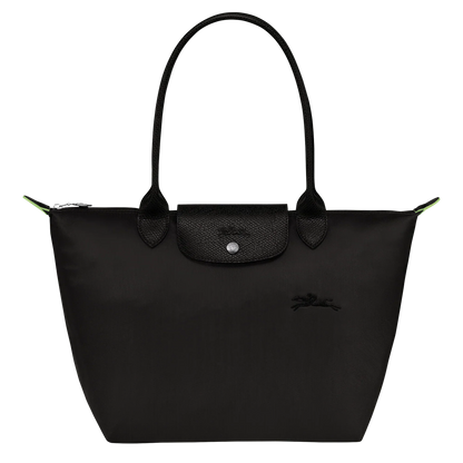 Longchamp - Le Pliage Tote Medium, Leather Black