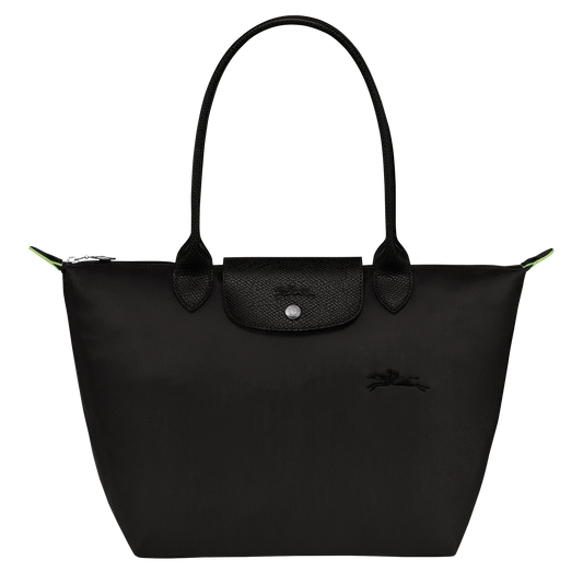 Longchamp - Le Pliage Tote Medium, Leather Black