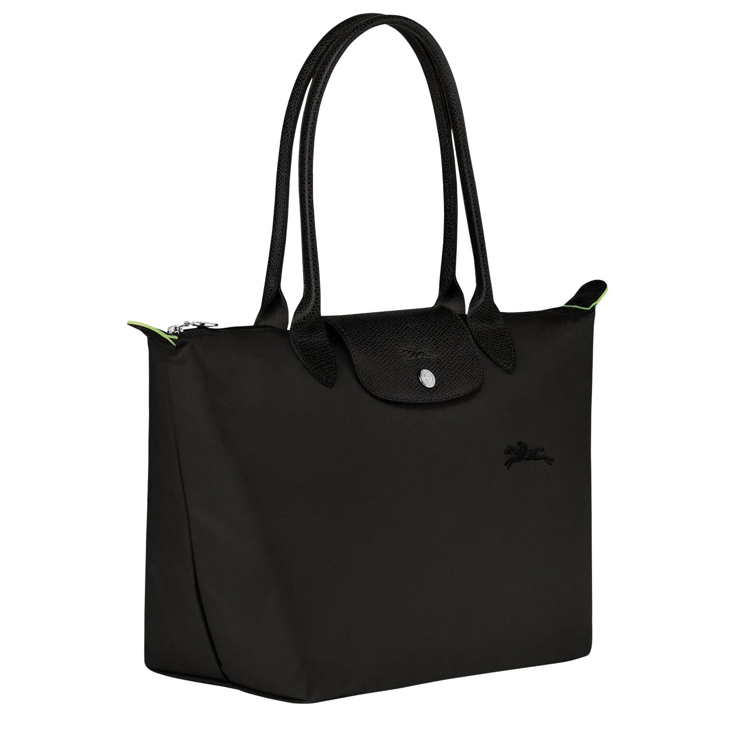 Longchamp - Le Pliage Tote Medium, Leather Black