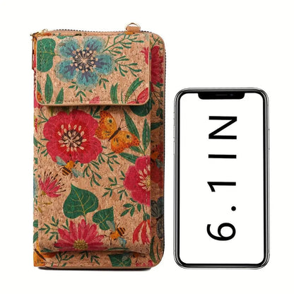 Floretta – Boho Crossbody with Floral Print
