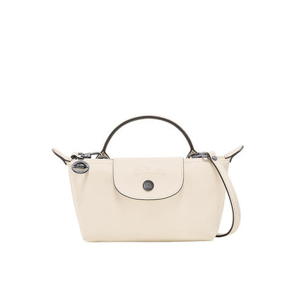 Mini Leather Le Pliage Bag