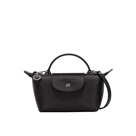 Mini Leather Le Pliage Bag