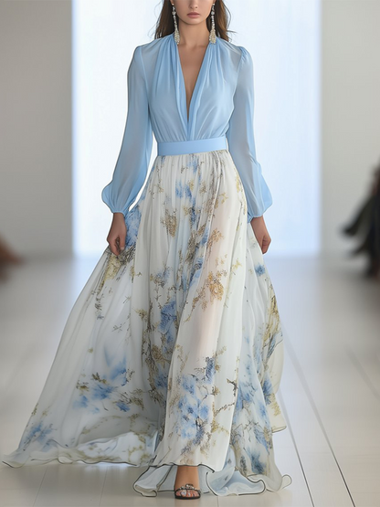 Penelope Floral Maxi Dress | Eternal Elegance by Maison Claire and Sylvie