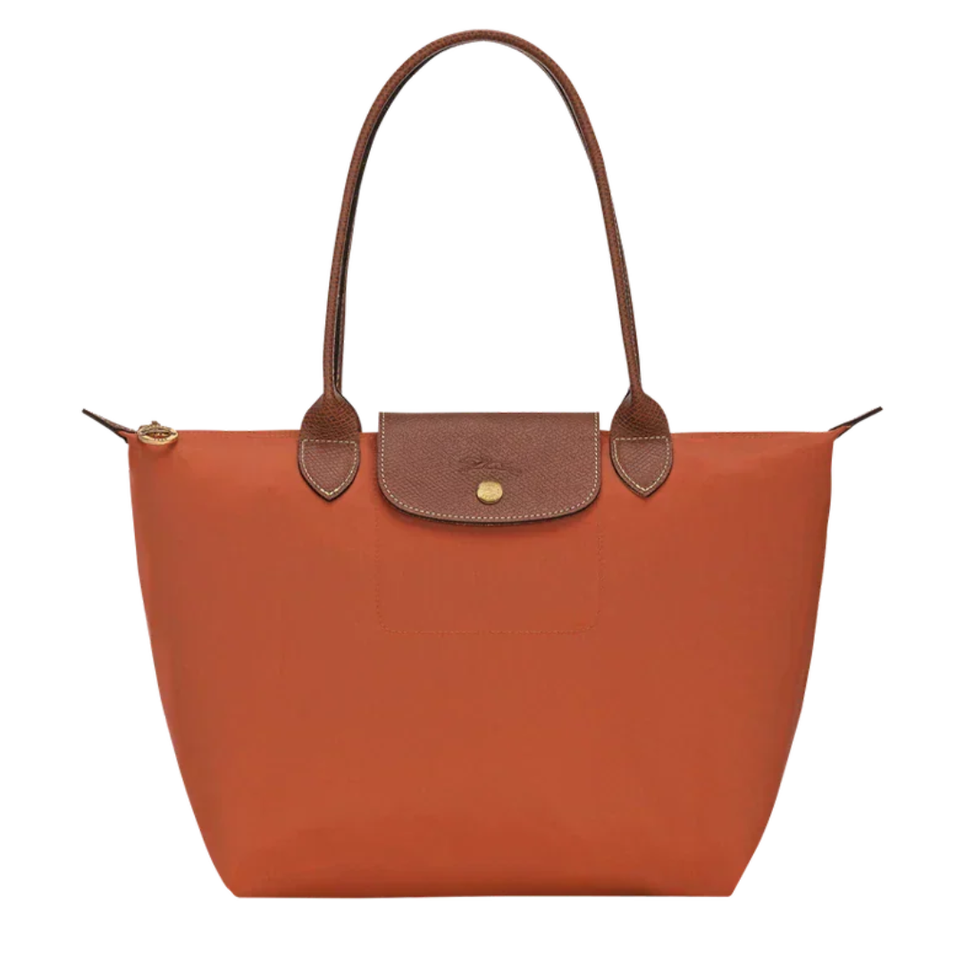 Longchamp - Le Pliage Tote Large, Brick