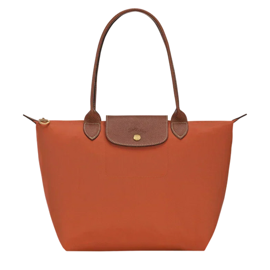 Longchamp - Le Pliage Tote Large, Brick
