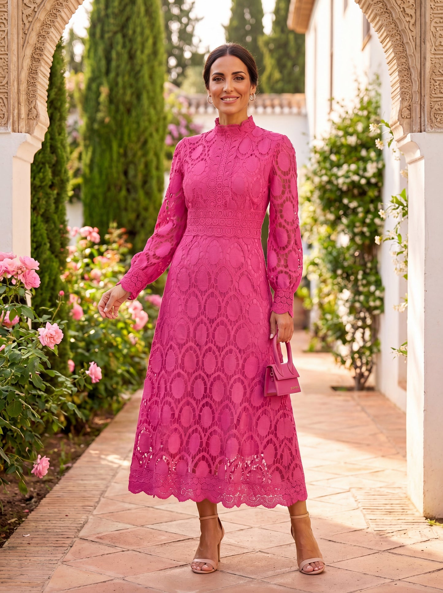 Elegant Carmona Silk Dress – Maison Claire et Sylvie