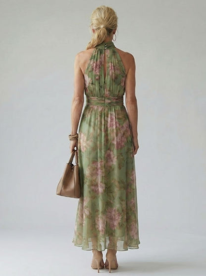 Naomi | Halter Maxi Dress