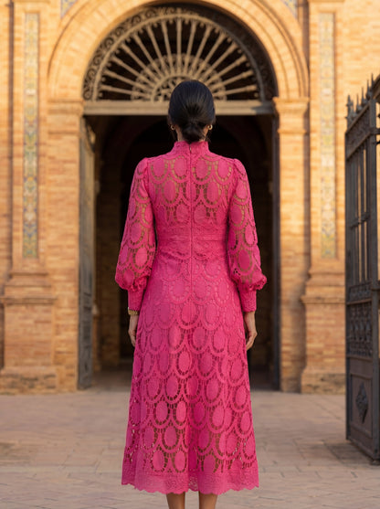 Elegant Carmona Silk Dress – Maison Claire et Sylvie