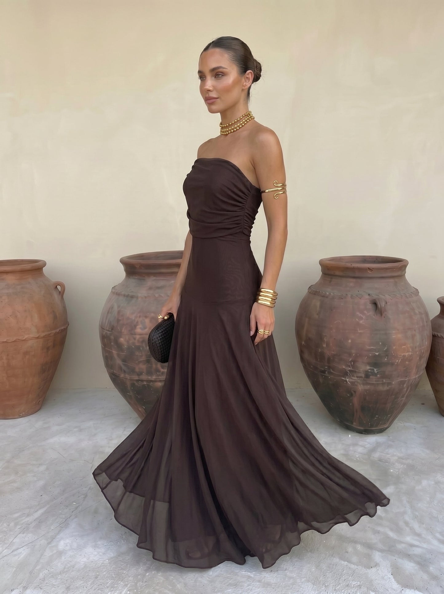 Elegant Silk Tulle Simba Dress - Maison Claire et Sylvie