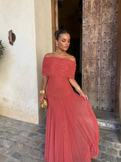 Elegant Silk Tulle Simba Dress - Maison Claire et Sylvie