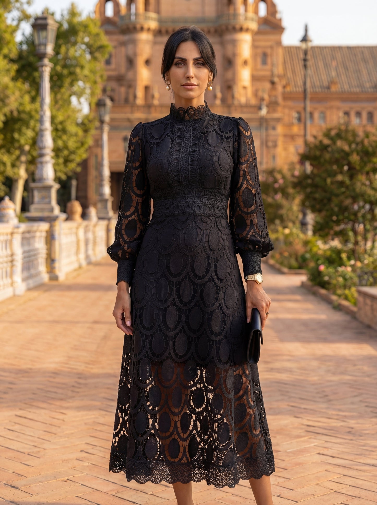 Elegant Carmona Silk Dress – Maison Claire et Sylvie