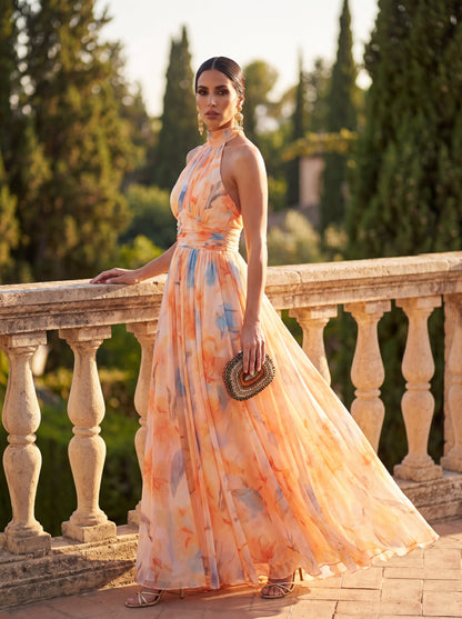 Halter Dress Aurora | Timeless Elegance in Luxurious Satin