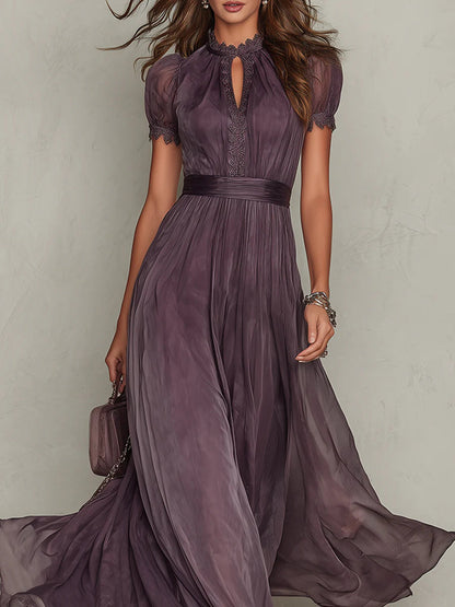Flavia Long Dress in Luxurious Fabric - Unmatched Elegance at Maison Claire et Sylvie