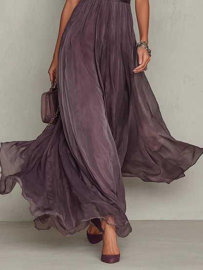 Flavia Long Dress in Luxurious Fabric - Unmatched Elegance at Maison Claire et Sylvie
