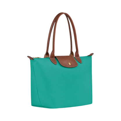 Longchamp - Le Pliage Tote Large, Turquoise